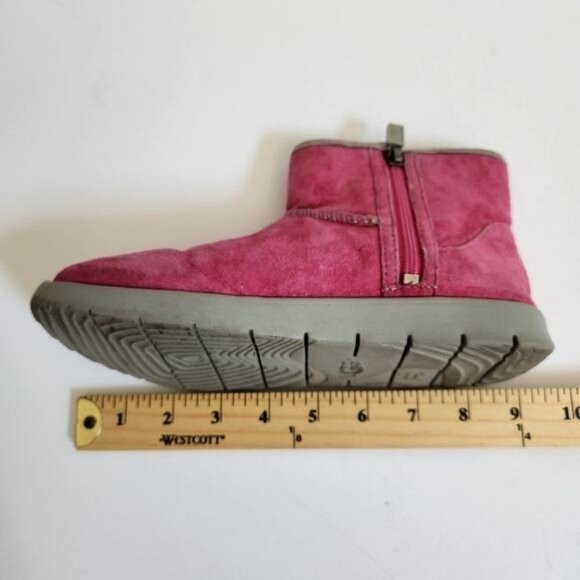 Ugg Australia Girls Boots Pink & Grey - Picture 11 of 13